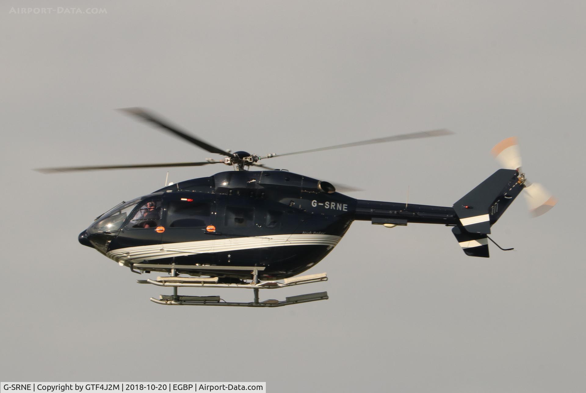 G-SRNE, 2010 Eurocopter-Kawasaki EC-145 (BK-117C-2) C/N 9283, G-SRNE at Kemble 20.10.18