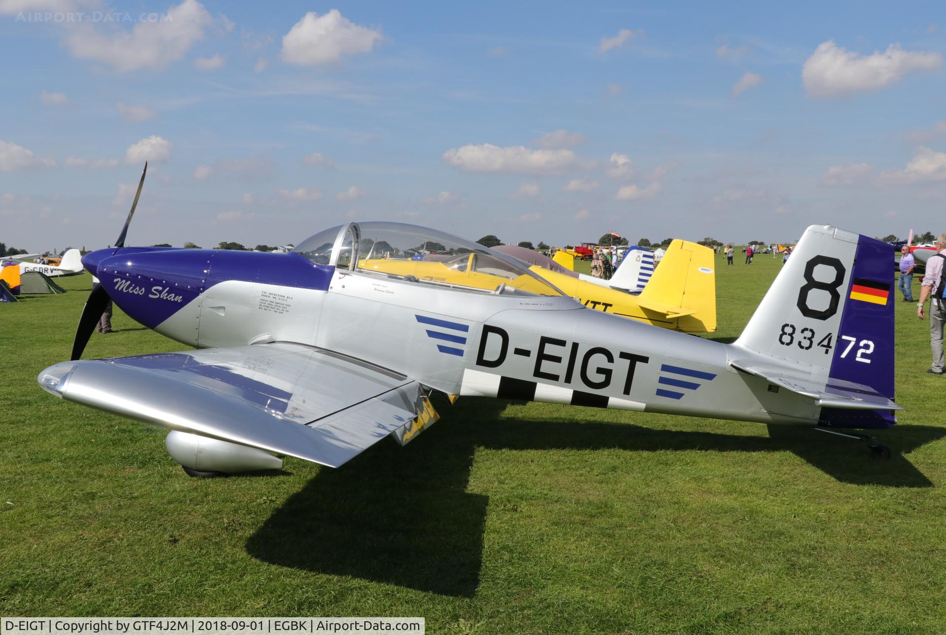 D-EIGT, 2016 Vans RV- 8 C/N 83472, D-EIGT at Sywell 1.9.18