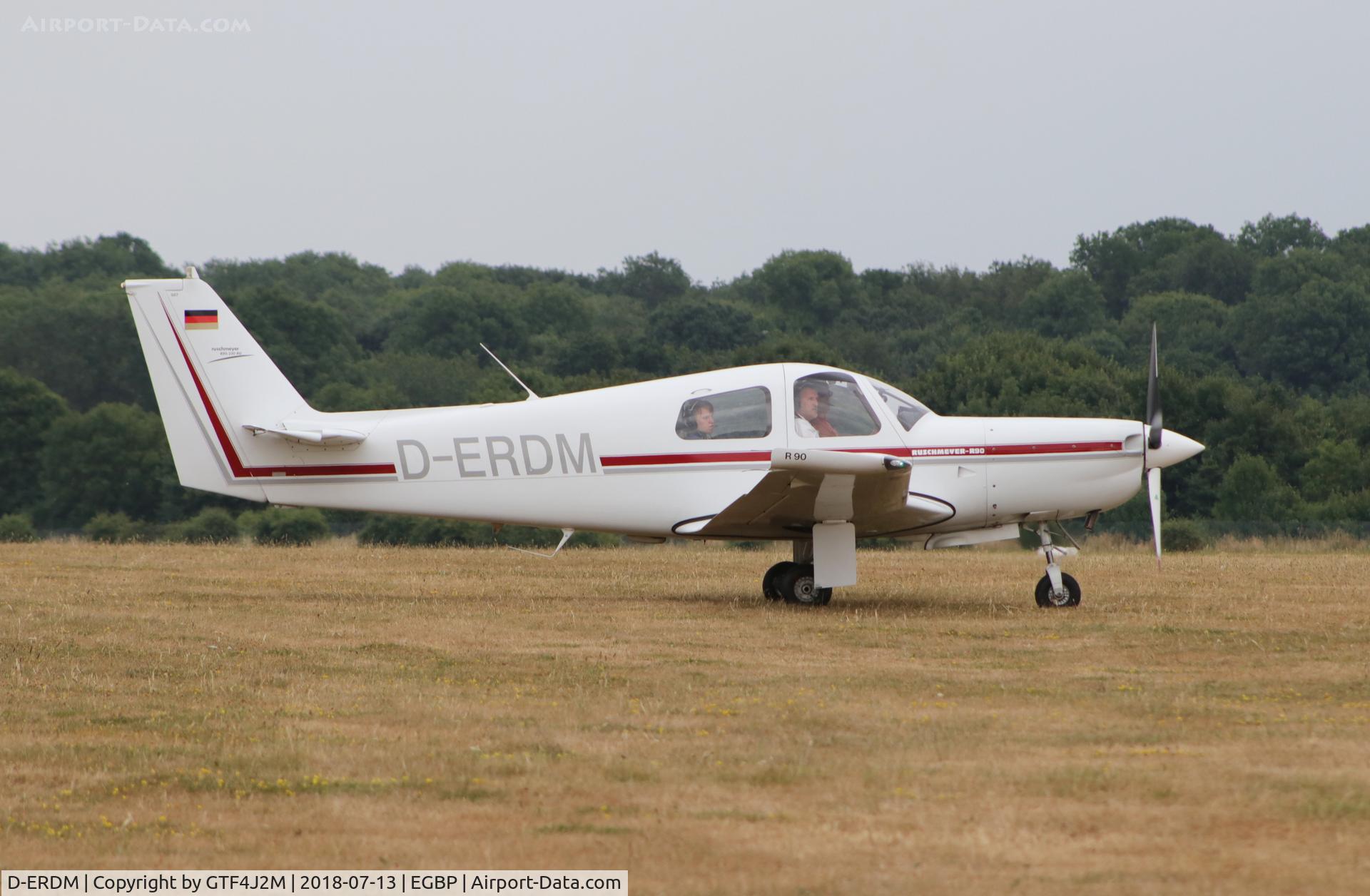 D-ERDM, 1995 Ruschmeyer R90-230RG C/N 027, D-ERDM at Kemble 13.7.18