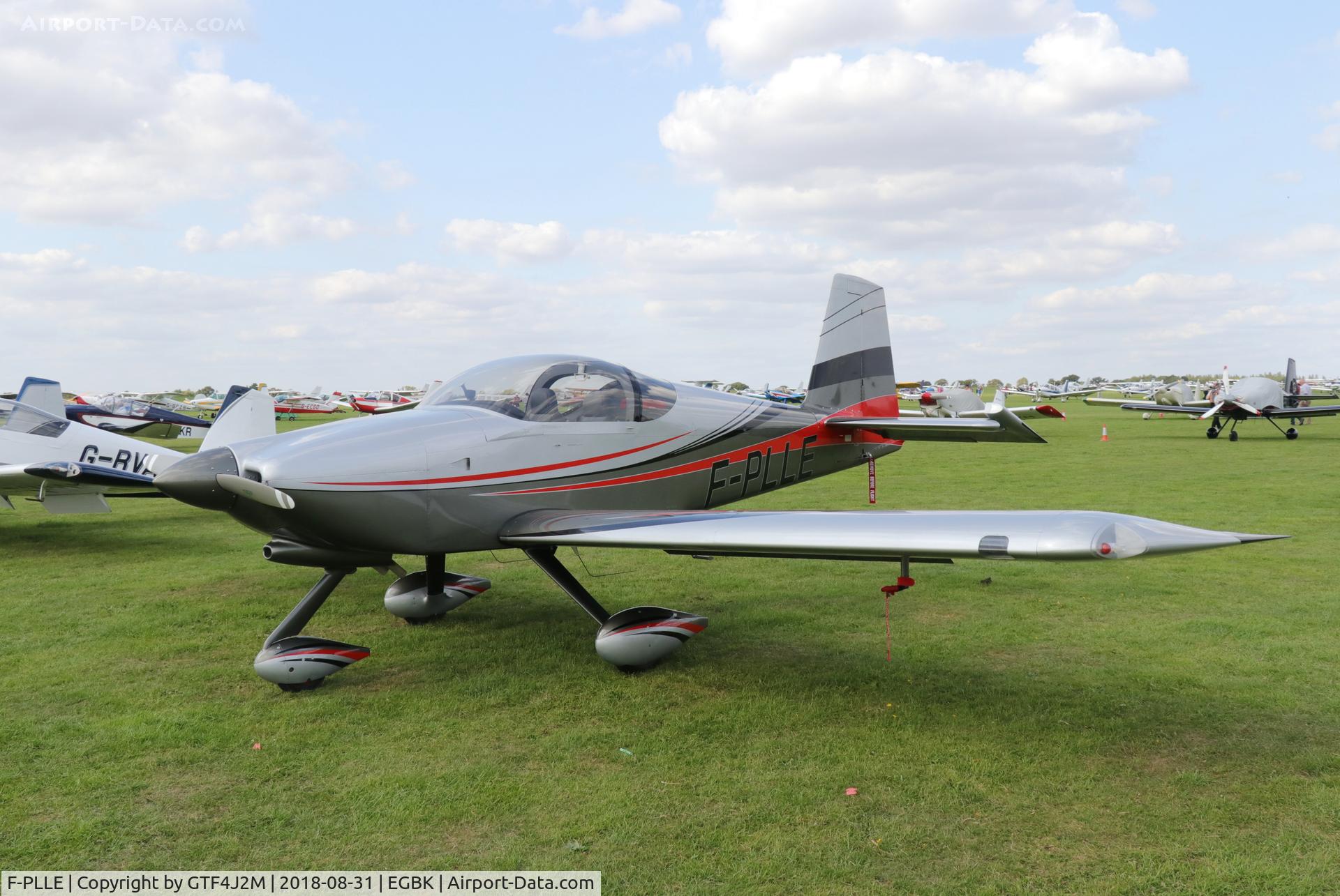 F-PLLE, Vans RV-9A C/N 91637, F-PLLE  at Sywell 31.8.18