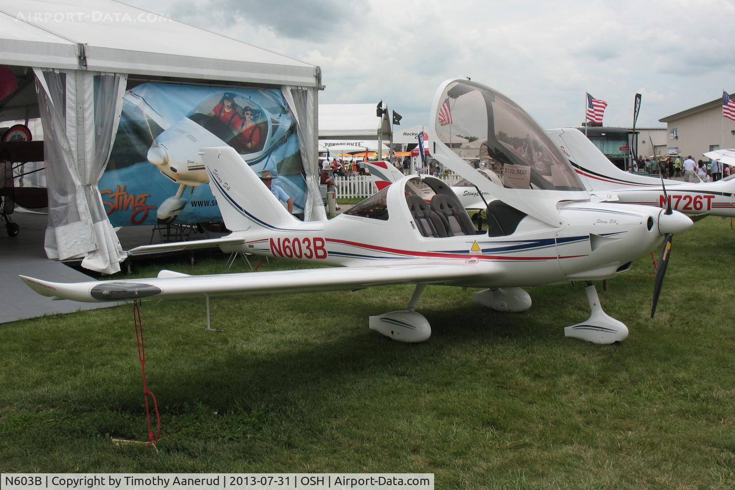 N603B, 2012 TL Ultralight TL-2000 Sting S4 C/N 12ST383, 2012 TL Ultralight TL-2000 Sting S4, c/n: 12ST383