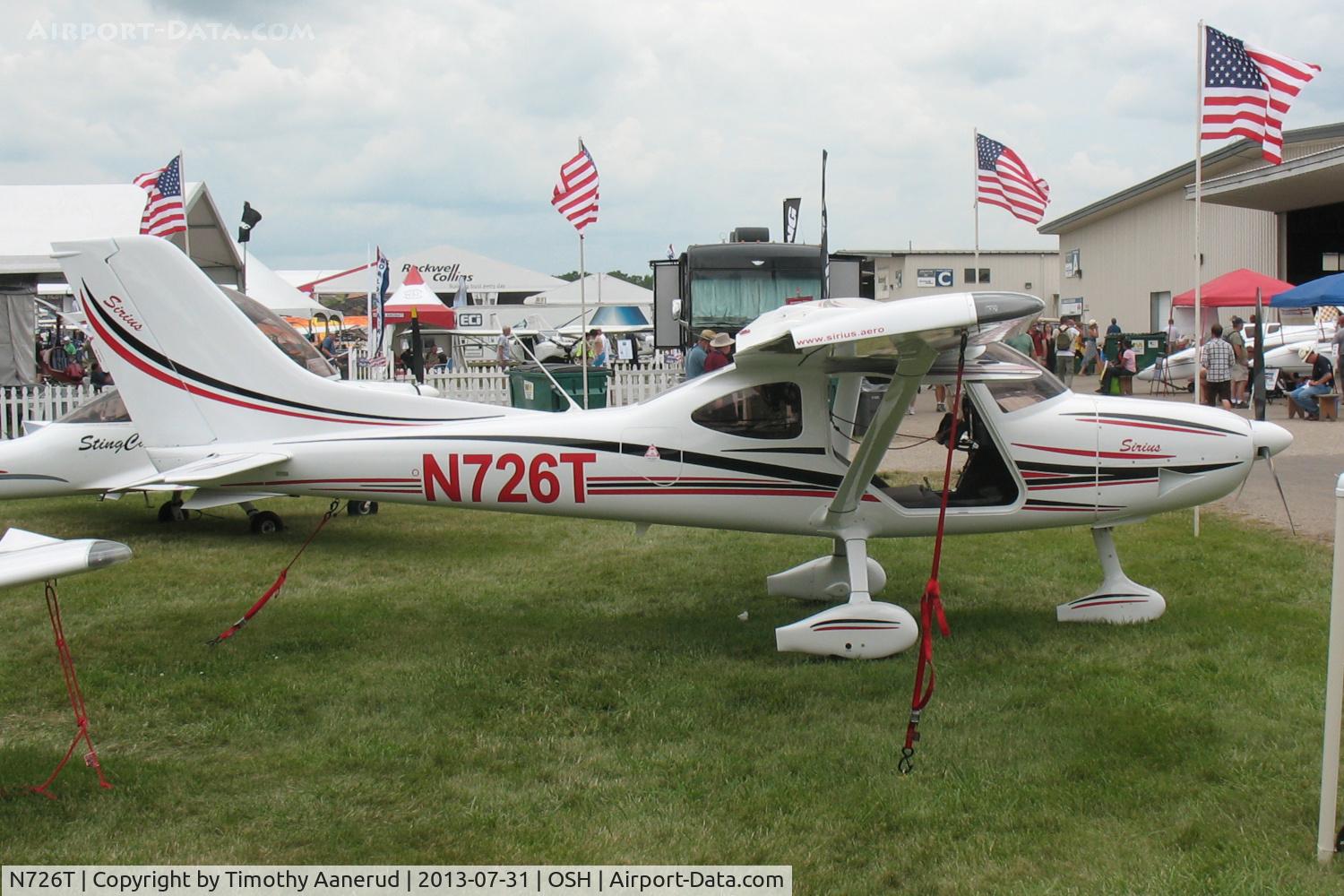 N726T, TL Ultralight TL-3000 Sirius C/N TLUSA180, TL Ultralight TL-3000 Sirius, c/n: TLUSA180