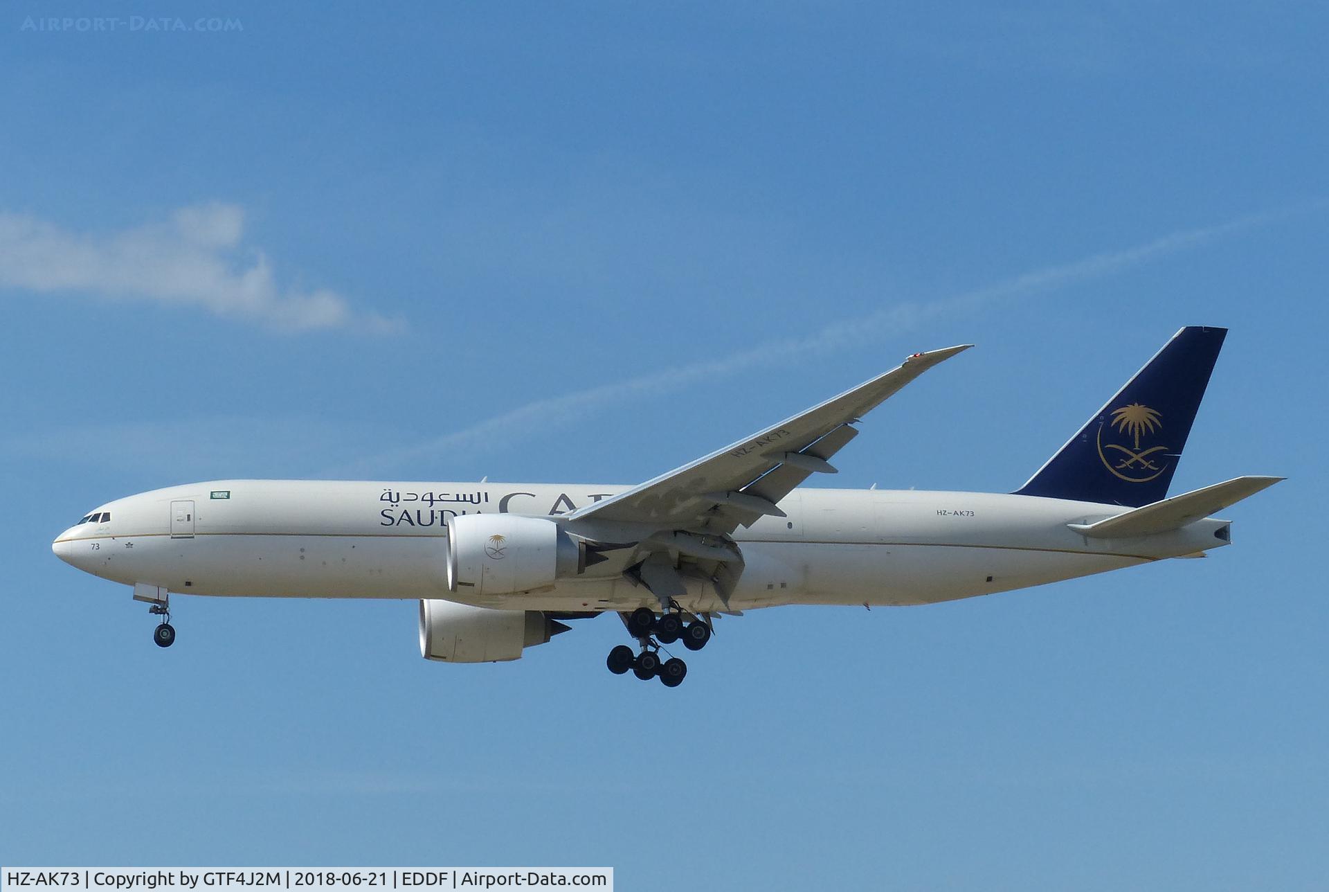 HZ-AK73, 2015 Boeing 777-FFG C/N 60339, HZ-AK73  at Frankfurt 21.6.18