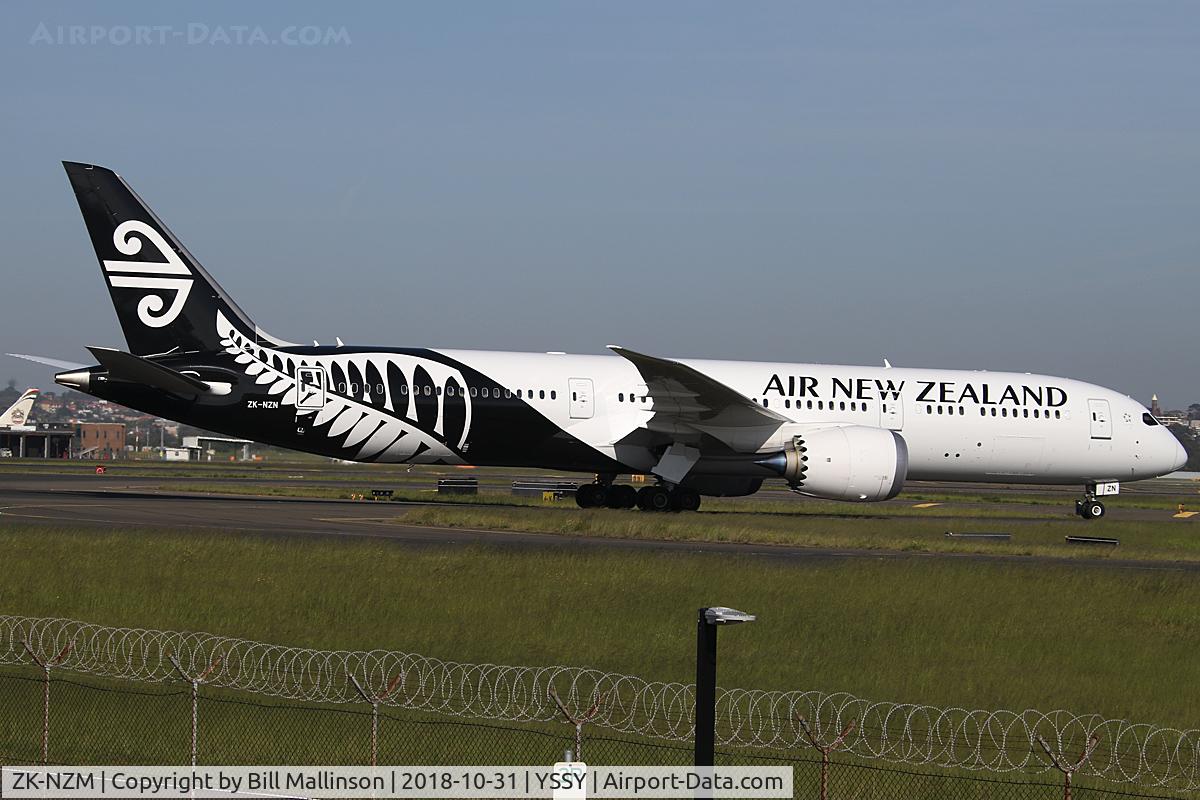 ZK-NZM, 2017 Boeing 787-9 Dreamliner Dreamliner C/N 38180, NZ103 from AKL