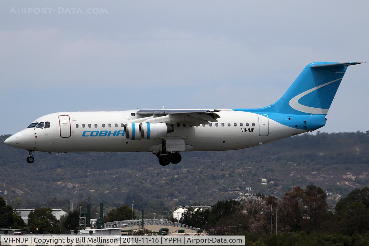 VH-NJP, 1999 British Aerospace Avro 146-RJ100 C/N E3354, ready for 03