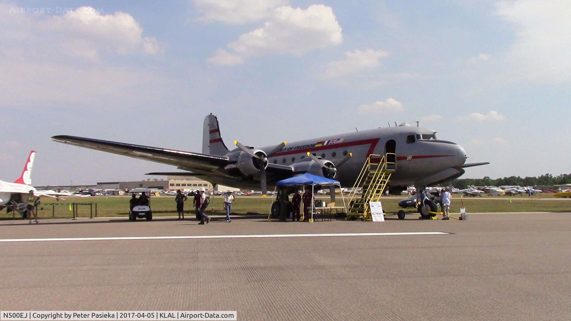 N500EJ, 1945 Douglas C-54E Skymaster (DC-4A) C/N DO316, C-54 Skymaster at Sun n' Fun 2017