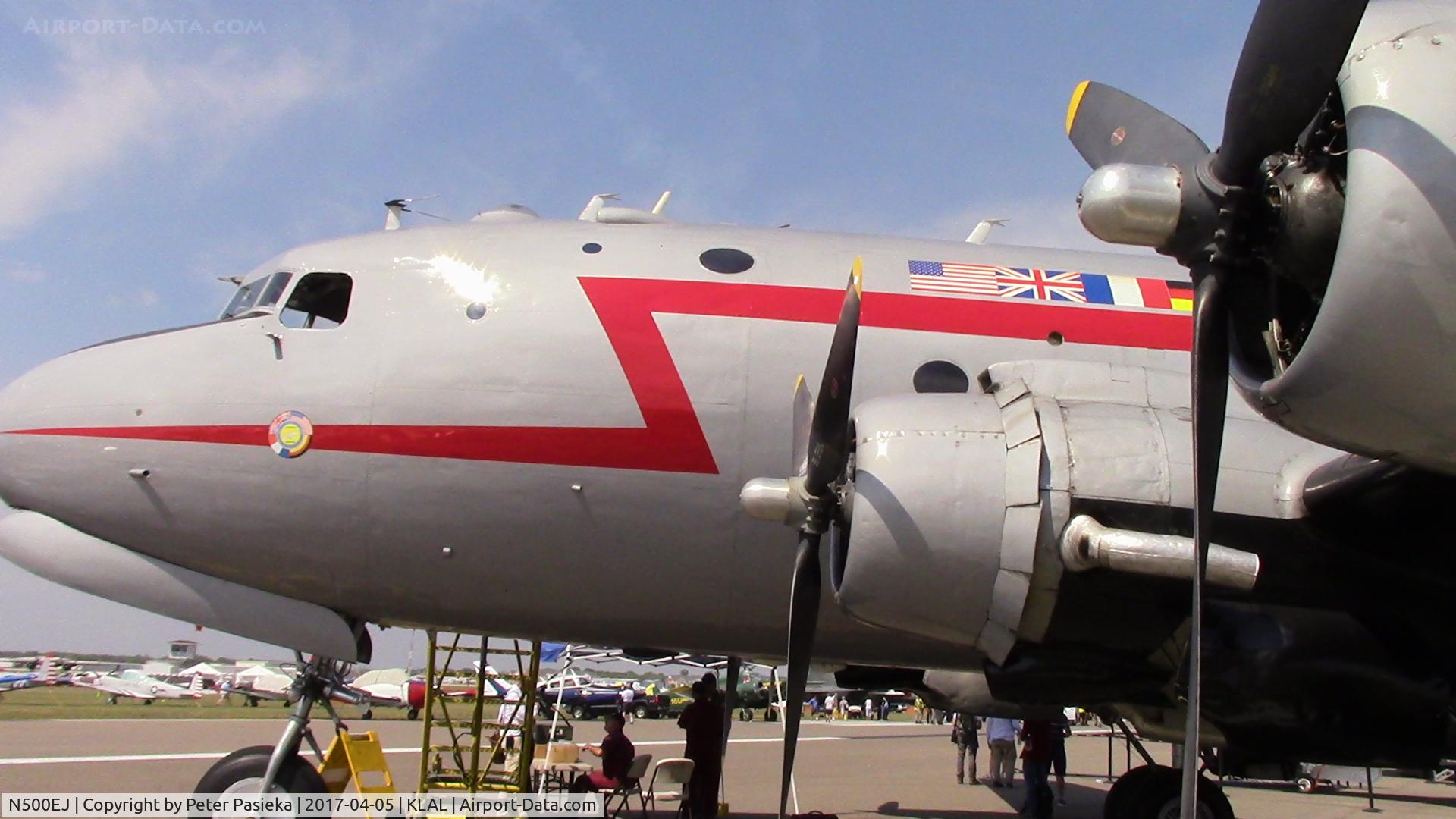 N500EJ, 1945 Douglas C-54E Skymaster (DC-4A) C/N DO316, C-54 Skymaster at Sun n' Fun 2017