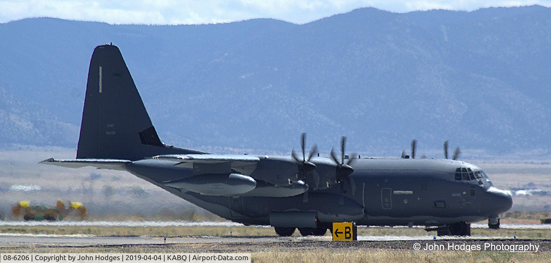 08-6206, 2008 Lockheed Martin MC-130J Commando II C/N 382-5696, Taking off from Kirtland AFB