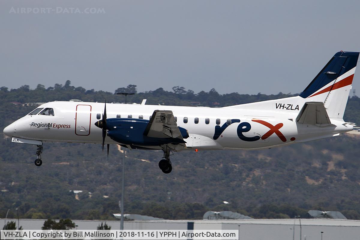VH-ZLA, 1995 Saab SF340B C/N 340B-371, ready for 03