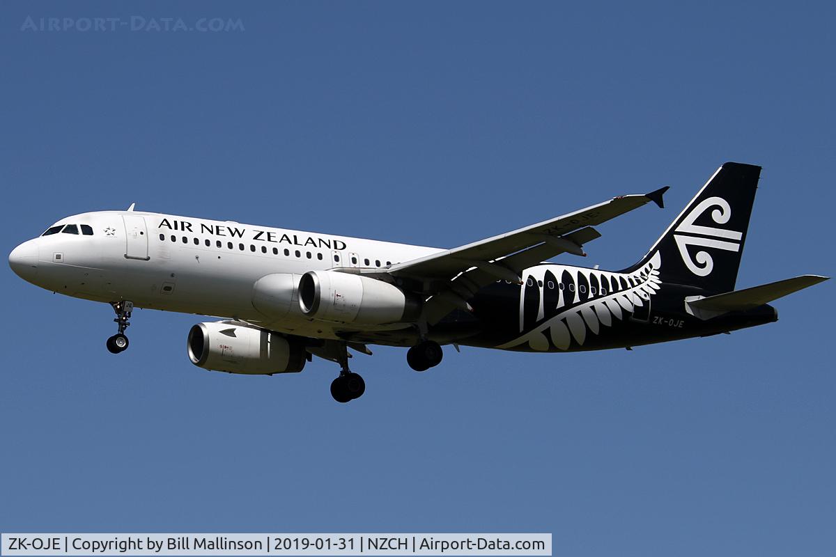 ZK-OJE, 2003 Airbus A320-232 C/N 2148, for 02