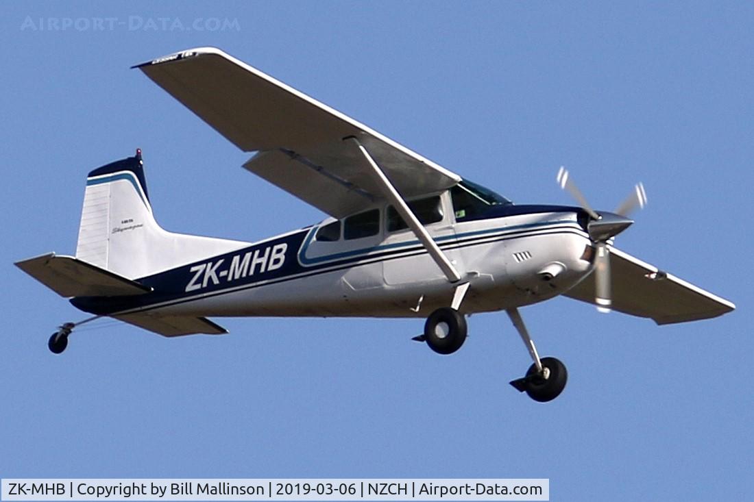 ZK-MHB, 1963 Cessna 185B Skywagon C/N 185-0568, fnials to  Grass 02