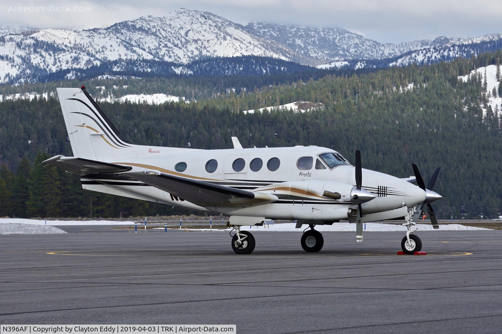 N396AF, 1998 Raytheon C90A King Air C/N LJ-1540, Truckee Airport California 2019.