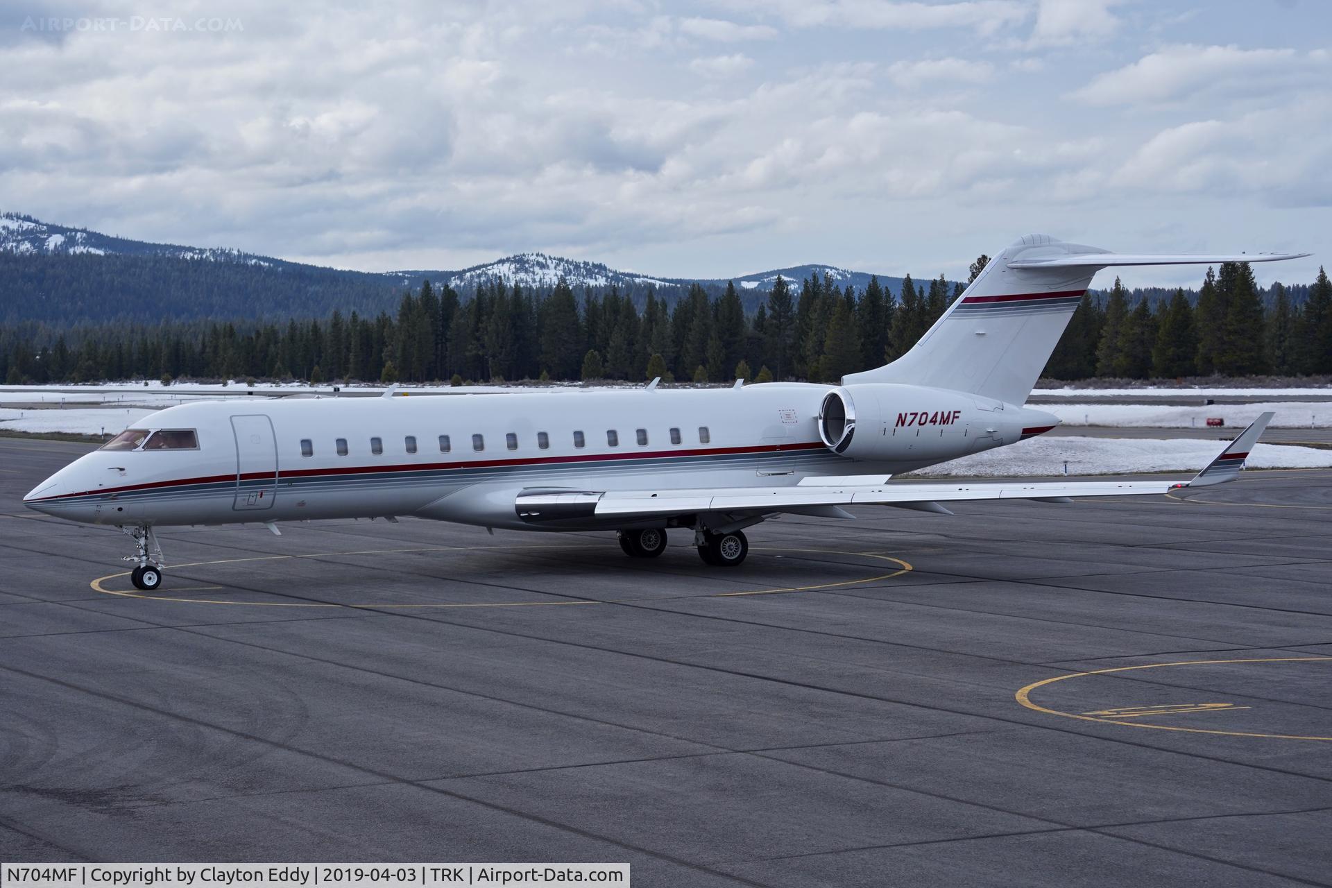 N704MF, 1999 Bombardier BD-700-1A10 Global Express C/N 9065, Truckee Airport California 2019.