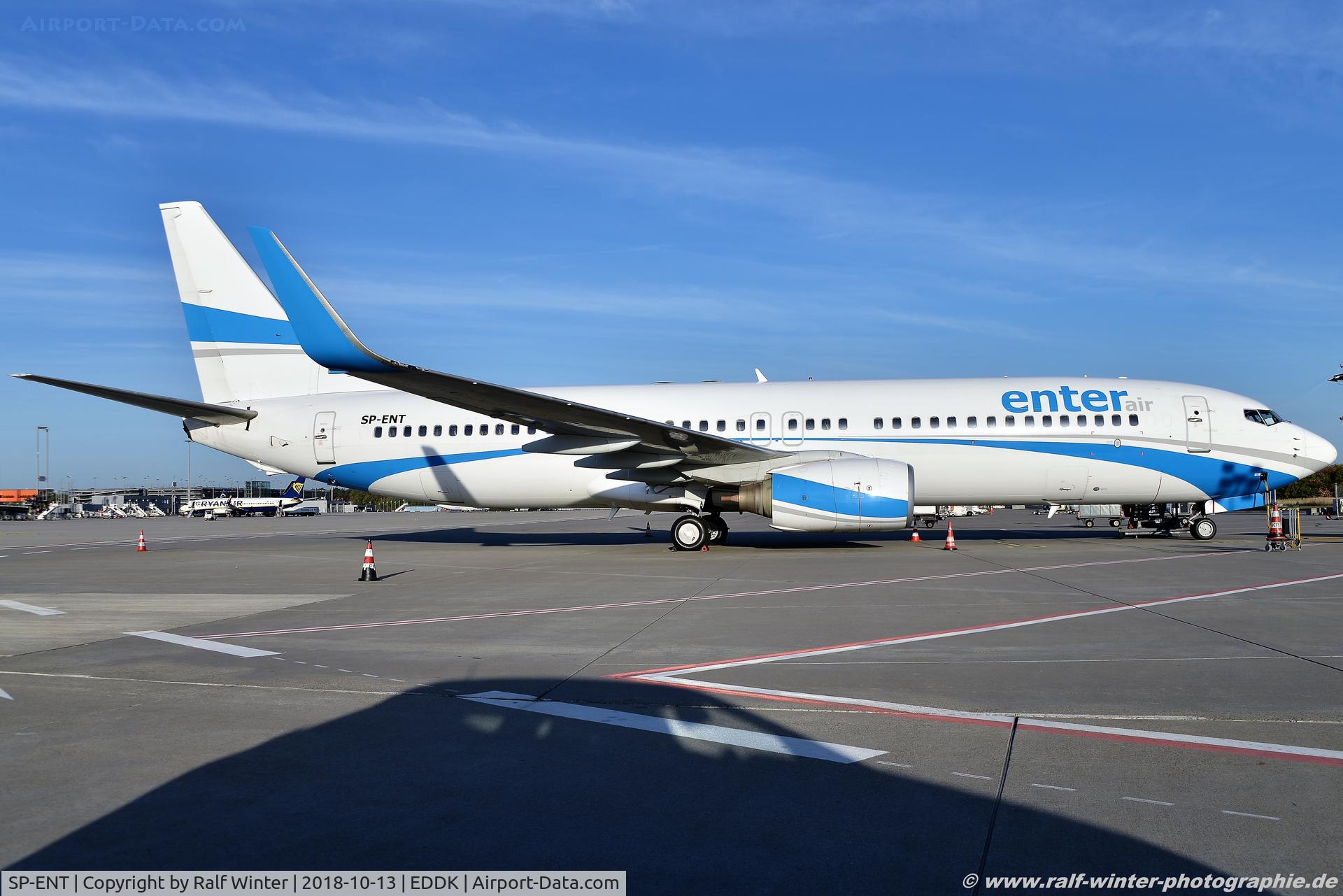 SP-ENT, 2000 Boeing 737-8AS C/N 29926, Boeing 737-8AS - E4 ENT Enter Air - 29926 - SP-ENT - 13.10.2018 - CGN