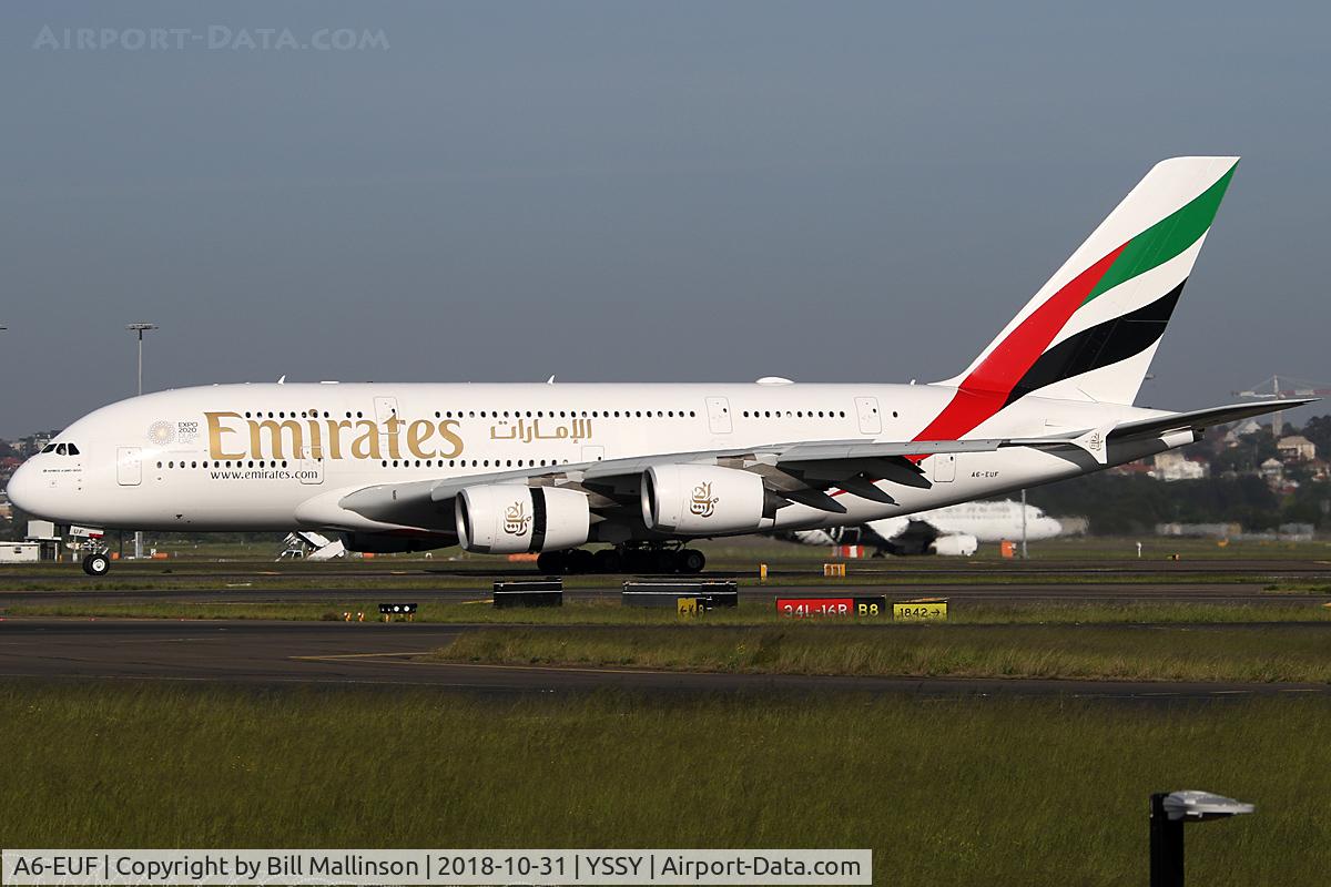 A6-EUF, 2016 Airbus A380-861 C/N 218, EK412