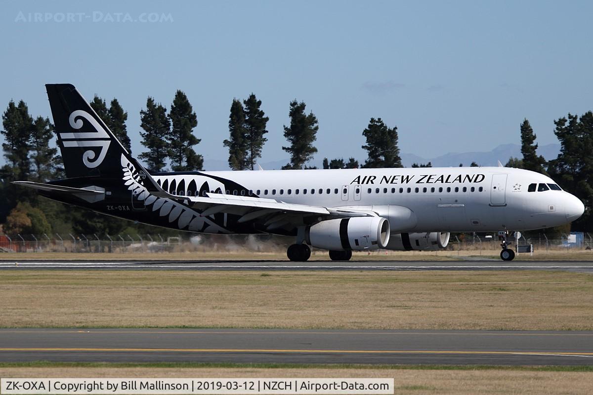 ZK-OXA, 2013 Airbus A320-232 C/N 5269, in from AKL