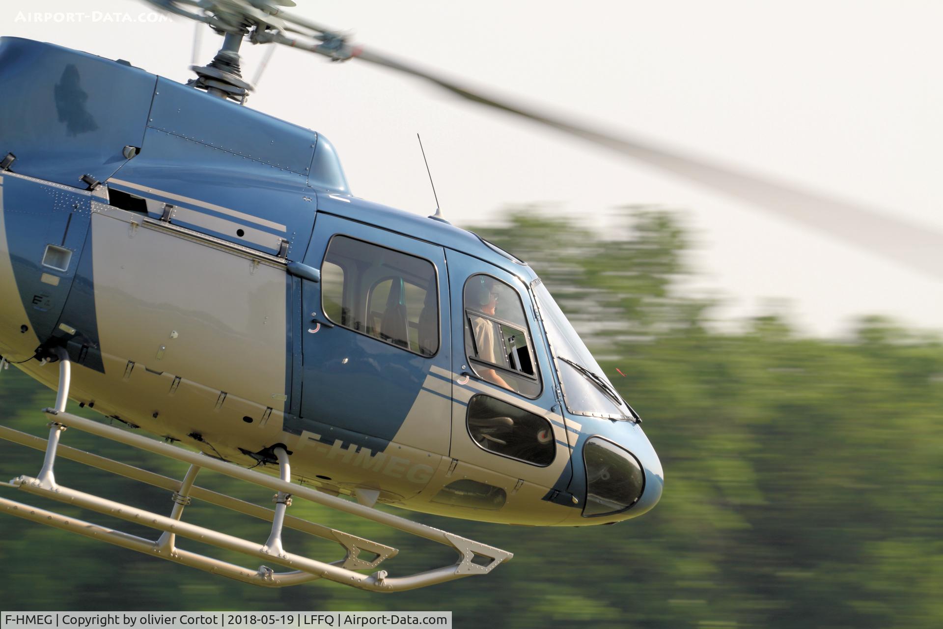 F-HMEG, Aerospatiale AS-350B-2 Ecureuil C/N 7414, Ferté alais 2018