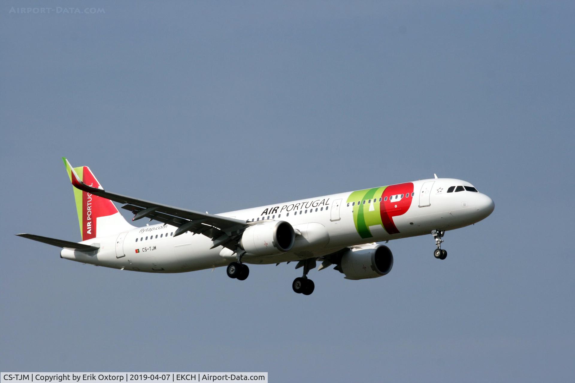 CS-TJM, 2018 Airbus A321-251N C/N 8145, CS-TJM landing rw 04L