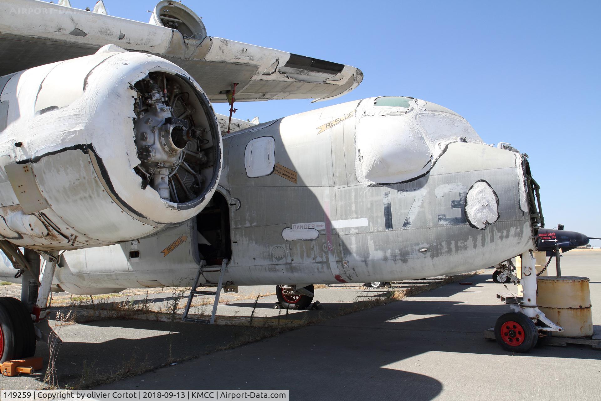 149259, Grumman S-2E Tracker C/N Not found 149259, Sacramento CDF maintenance center