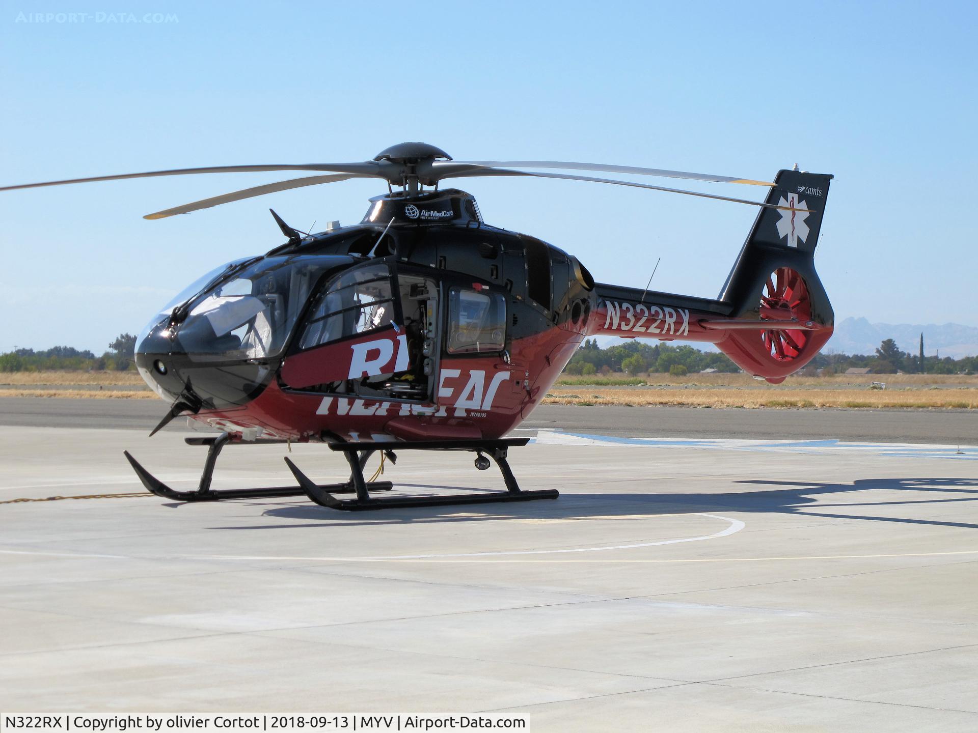 N322RX, 2016 Airbus Helicopters EC-135P-3 C/N 1230, waiting for action...