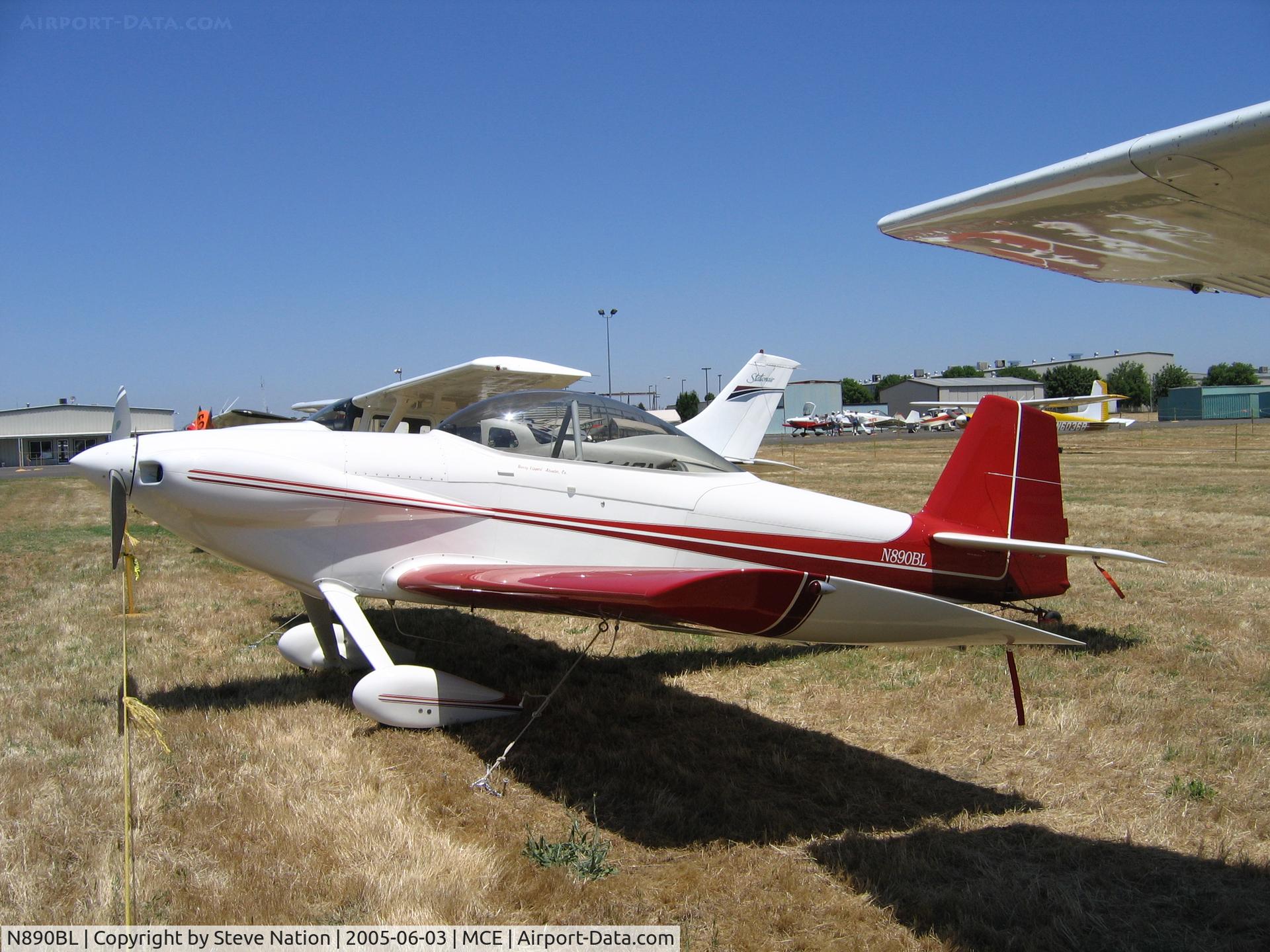 N890BL, 1990 Vans RV-4 C/N 502, 1990 Barry Lippert RV-4 homebuilt at Merced, CA