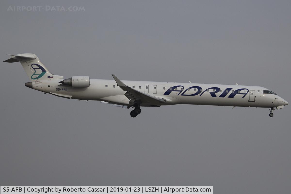 S5-AFB, 2006 Bombardier CRJ-900 (CL-600-2D24) C/N 15087, Zurich - Kloten
