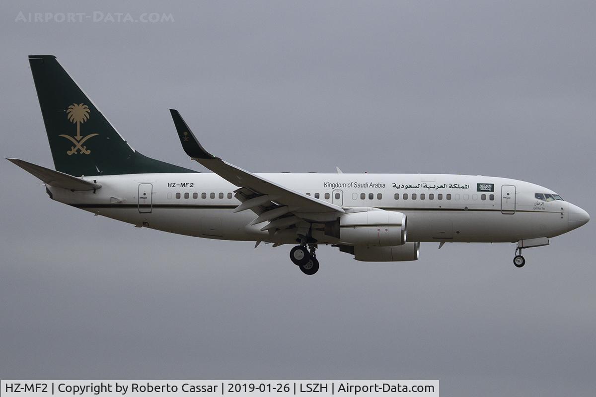 HZ-MF2, Boeing 737-7AJ  BBJ C/N 33499, World Economic Forum 2019