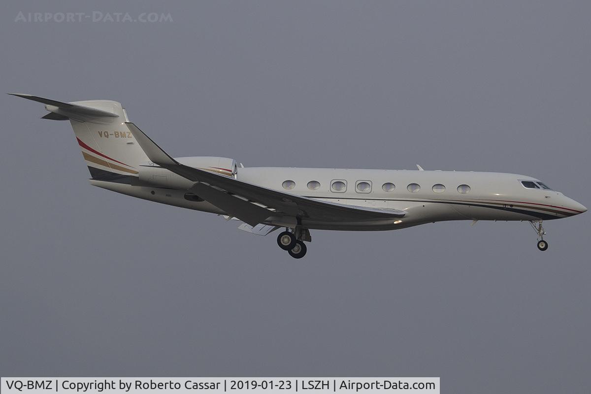 VQ-BMZ, 2014 Gulfstream Aerospace G650 (G-VI) C/N 6102, Zurich - Kloten