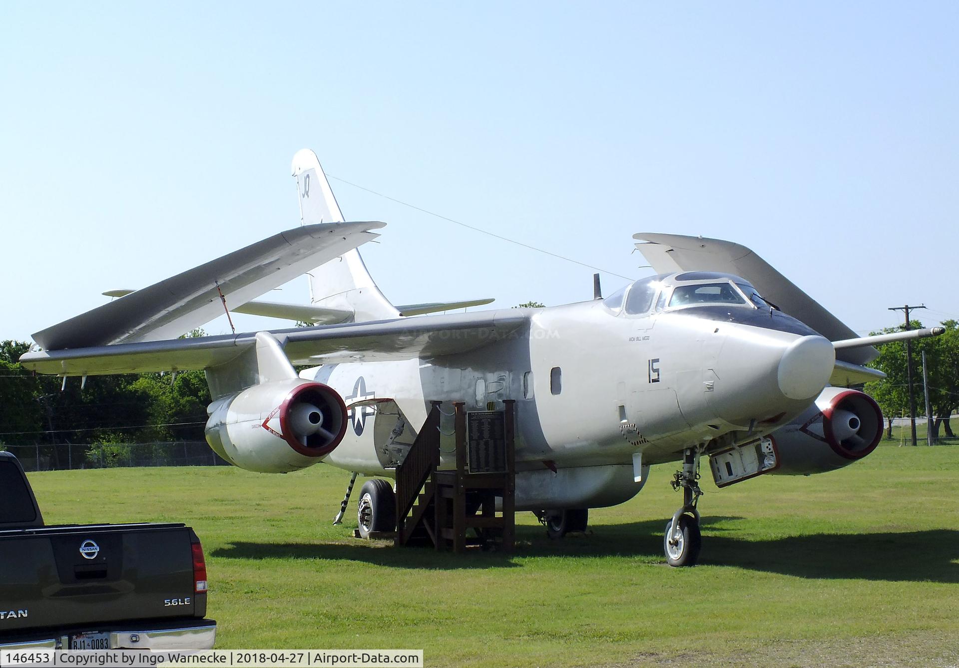 146453, Douglas EA-3B Skywarrior C/N 12405, Douglas EA-3B (A3D-2Q) Skywarrior at the Vintage Flying Museum, Fort Worth TX
