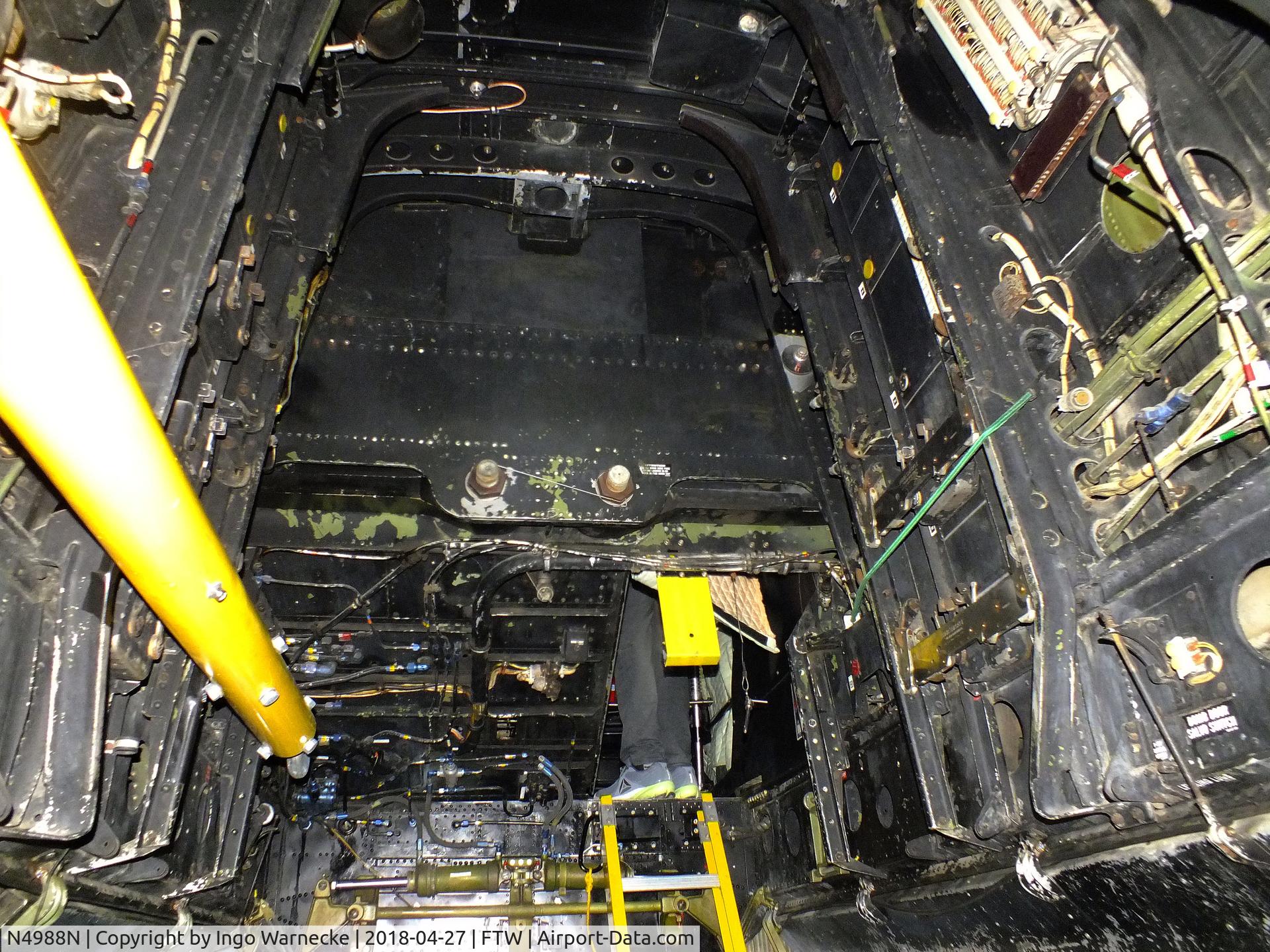 N4988N, 1964 Douglas-On Mark B-26K Counter Invader C/N 27477 (was 44-34198), Douglas / On Mark B-26K Counter Invader, undergoing restoration and mainenance, at the Vintage Flying Museum, Fort Worth TX  #i