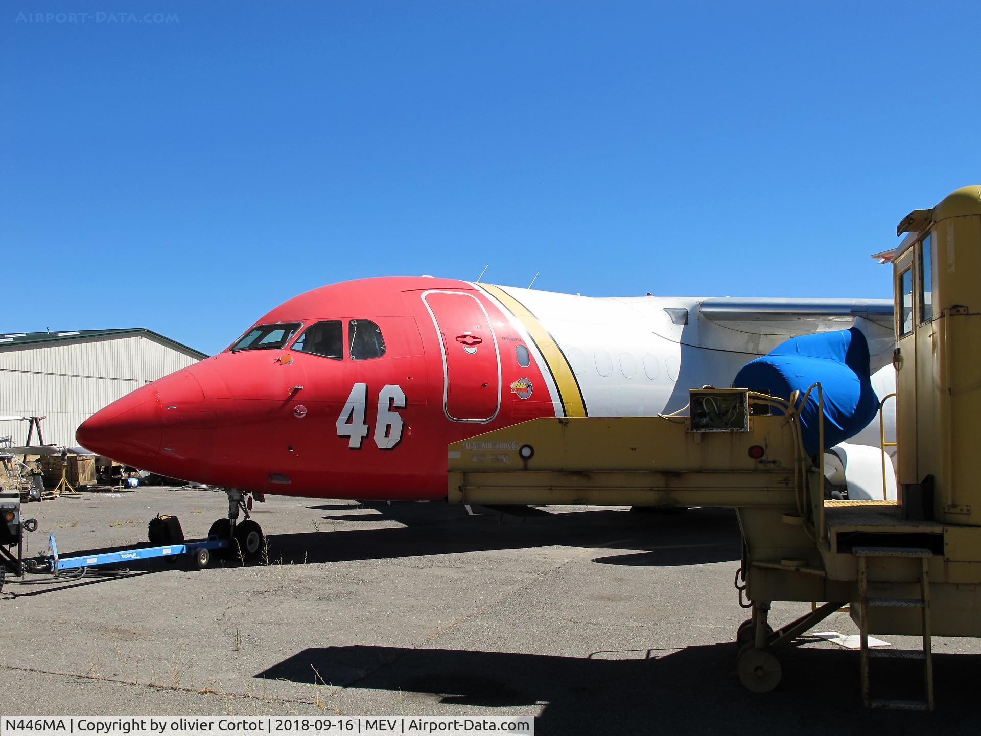 N446MA, 1989 British Aerospace BAe.146-200 C/N E2111, will she fly again ?
