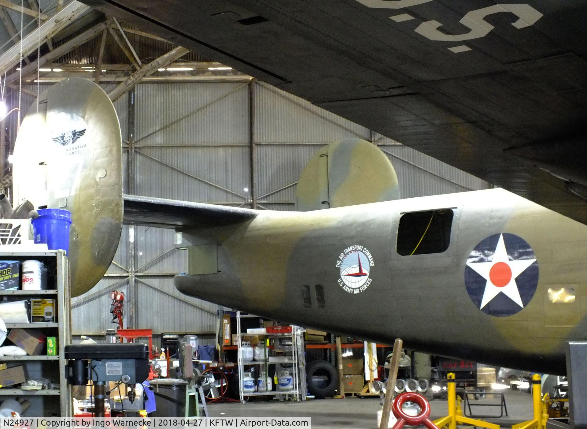 N24927, 1940 Consolidated Vultee RLB30 (B-24) C/N 18, Consolidated LB-30A, reconfigured as B-24A Liberator at the Vintage Flying Museum, Fort Worth TX