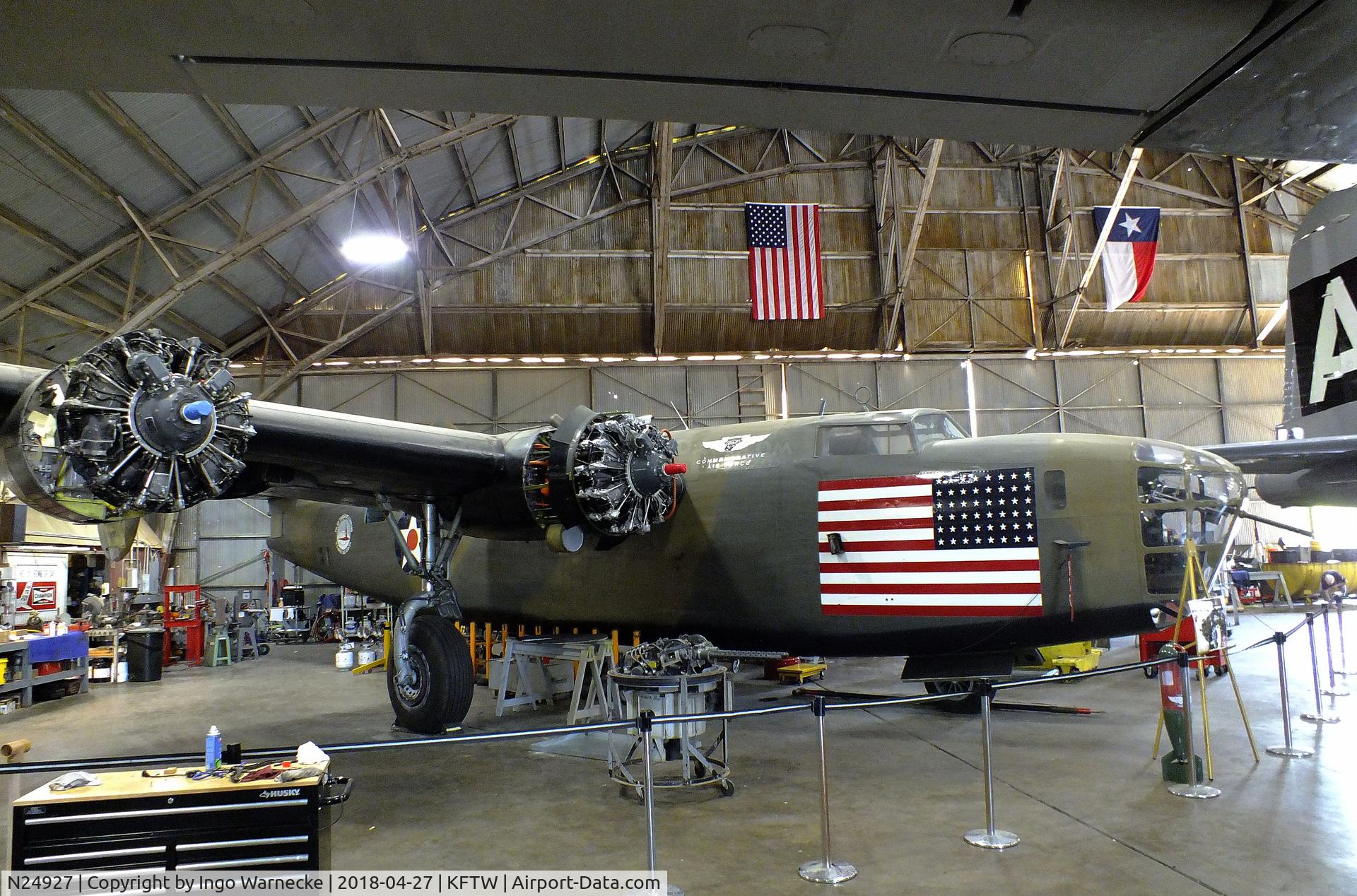 N24927, 1940 Consolidated Vultee RLB30 (B-24) C/N 18, Consolidated LB-30A, reconfigured as B-24A Liberator at the Vintage Flying Museum, Fort Worth TX