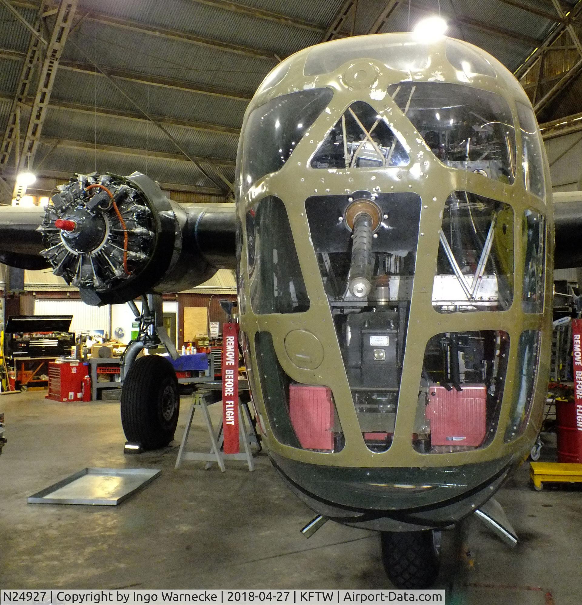 N24927, 1940 Consolidated Vultee RLB30 (B-24) C/N 18, Consolidated LB-30A, reconfigured as B-24A Liberator at the Vintage Flying Museum, Fort Worth TX