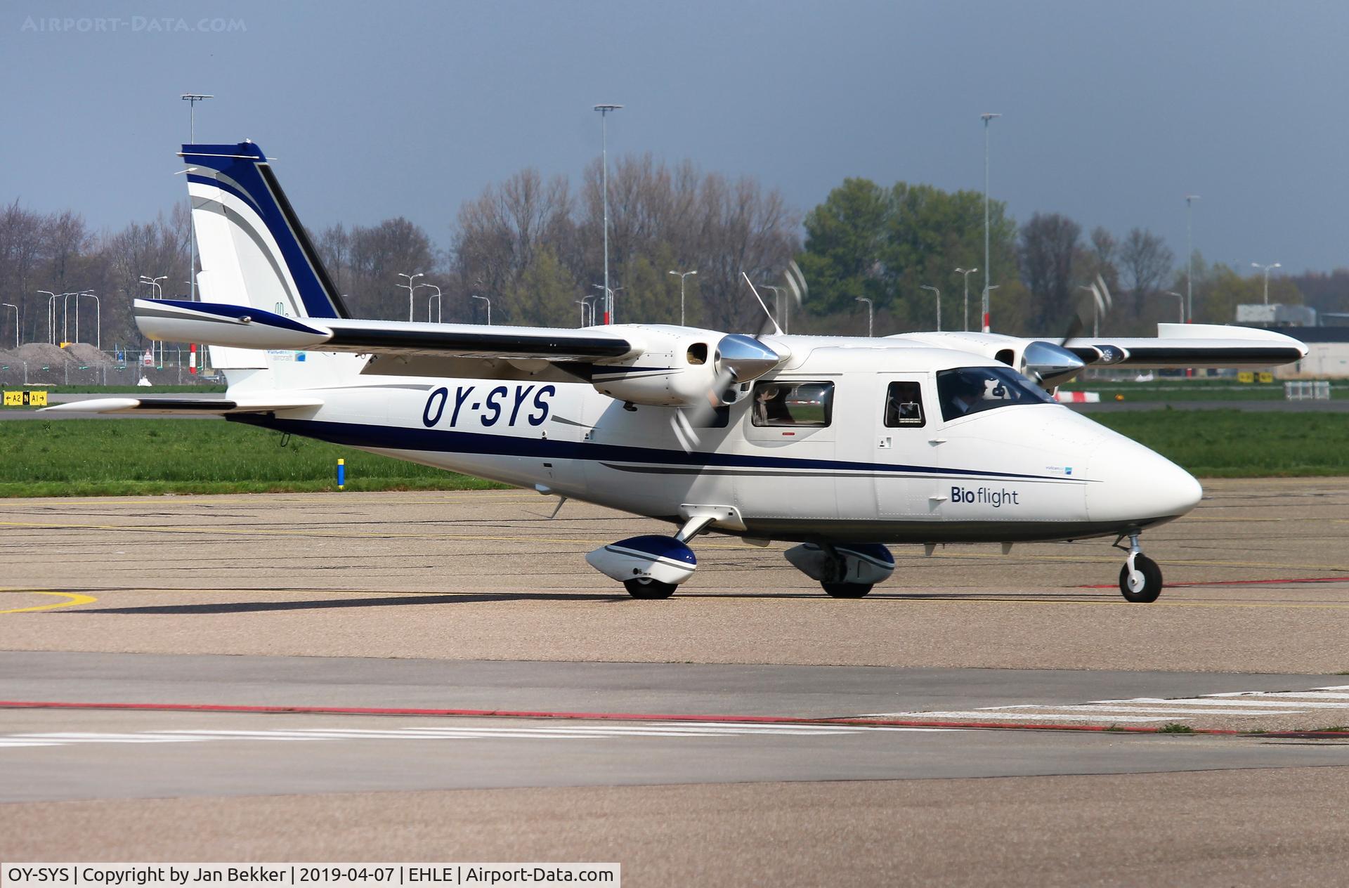 OY-SYS, Vulcanair P-68C C/N 506/C, Lelystad Airport