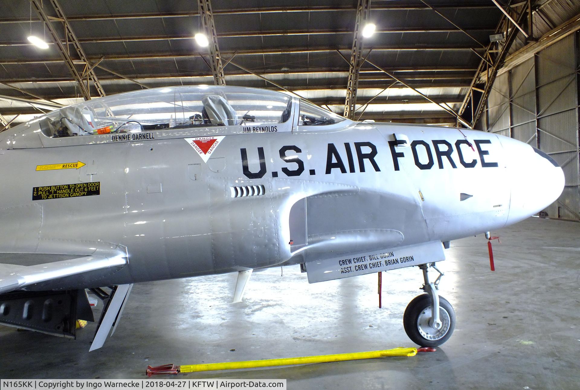 N165KK, Canadair CT-133 Silver Star 3 C/N T33-165, Canadair CT-133 Silver Star 3 (T-33) at the Vintage Flying Museum, Fort Worth TX