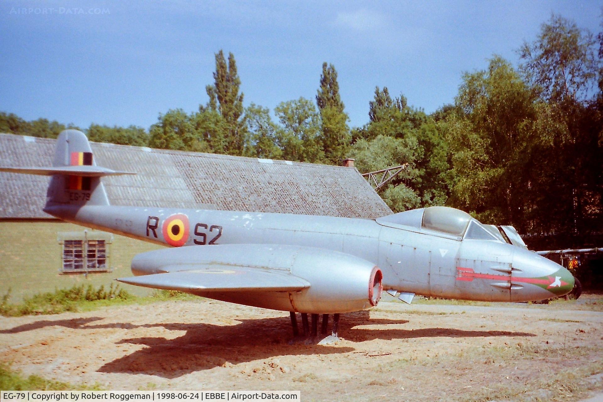 EG-79, Gloster Meteor F.8 C/N 0000, EBBE.S2 R.FIRST WING HISTORICAL CENTER.