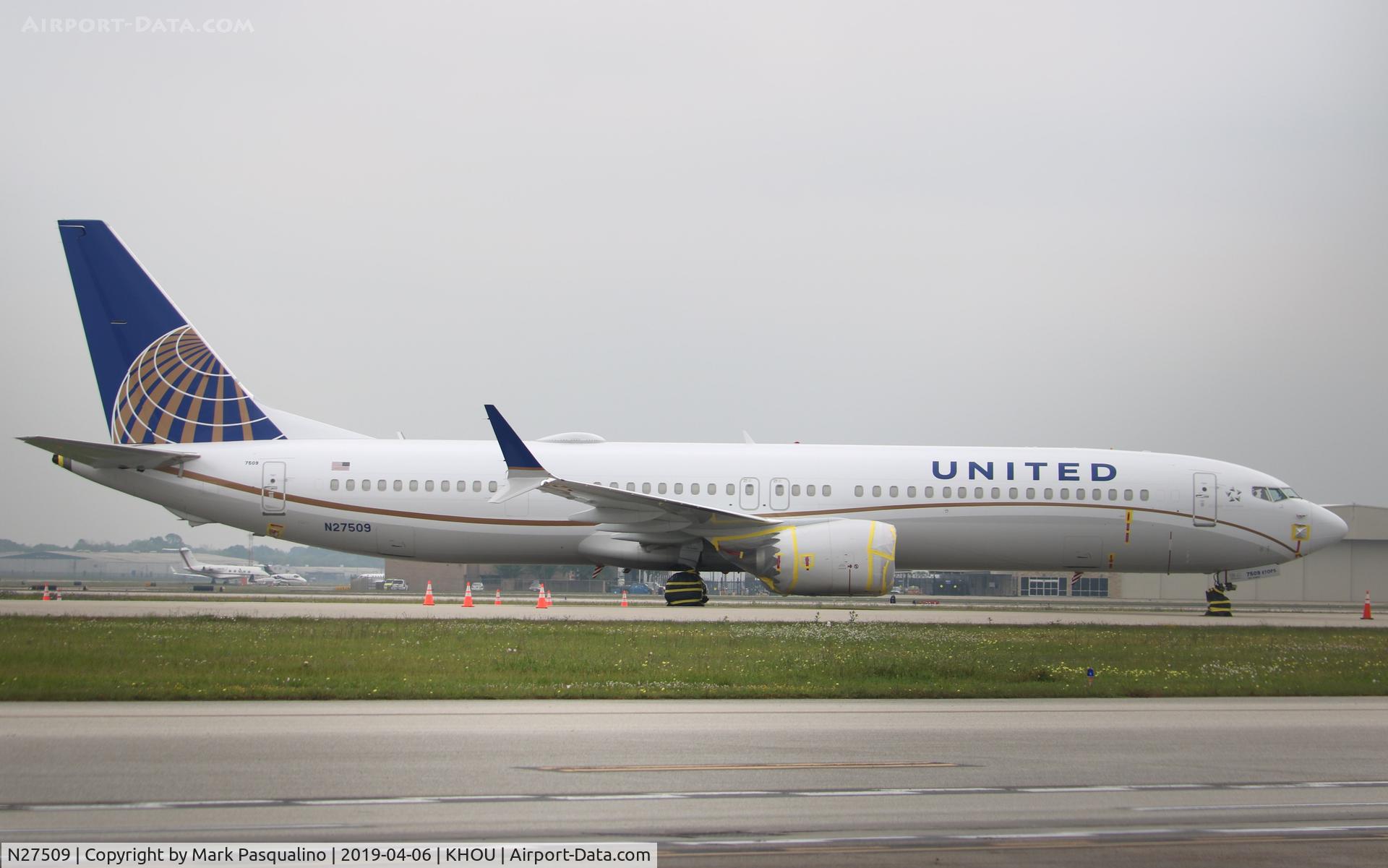 N27509, 2018 Boeing 737-9 MAX C/N 43443, Boeing 737-9 MAX