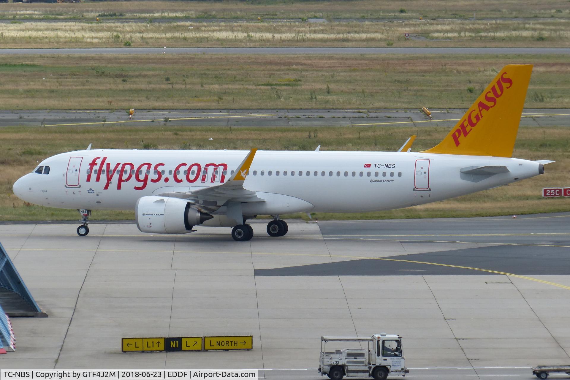 TC-NBS, 2018 Airbus A320-251N C/N 8198, TC-NBS  at Frankfurt 23.6.18