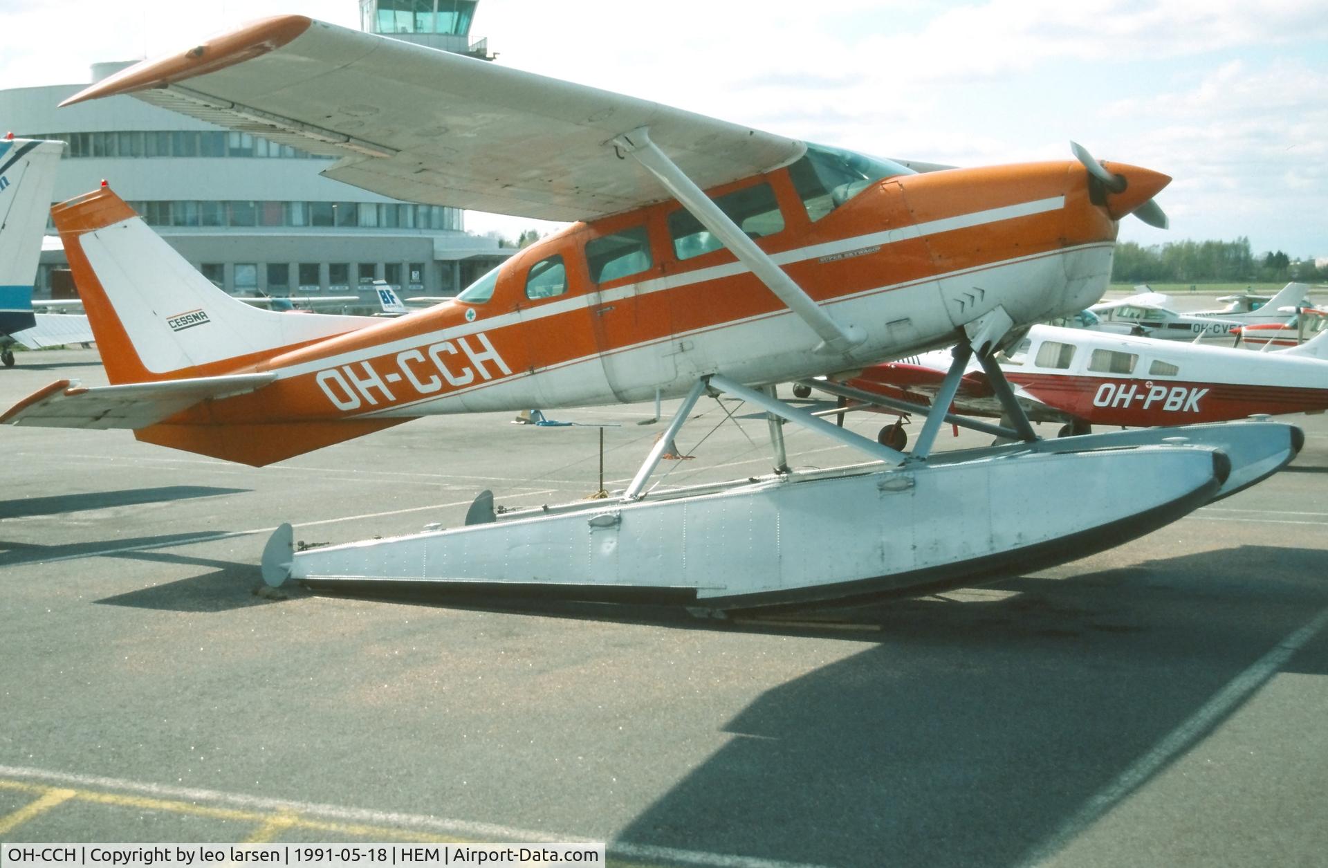 OH-CCH, 1968 Cessna U206C Super Skywagon Super Skywagon C/N 1021, Malmi 18.5.1991