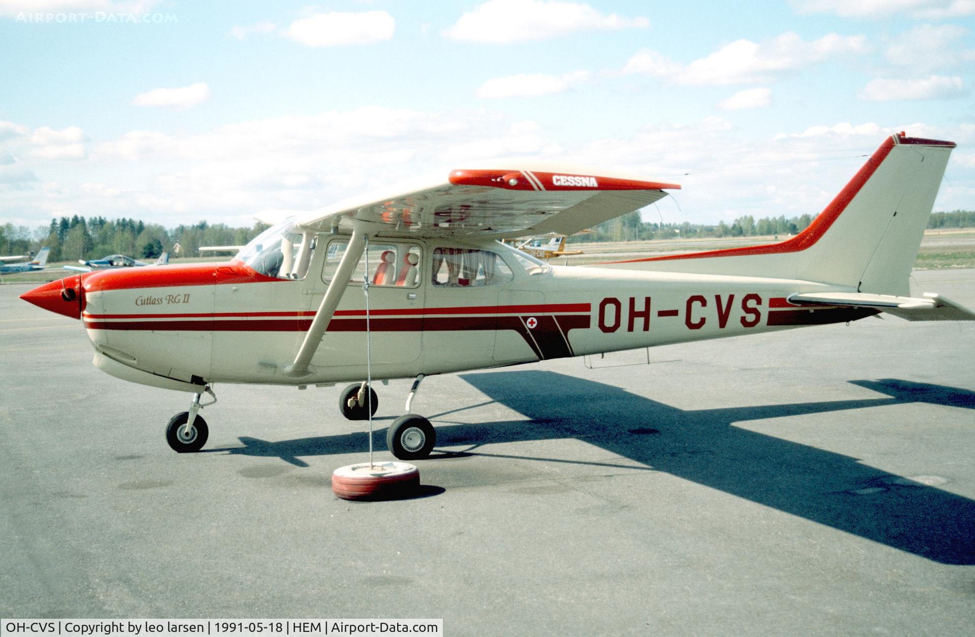 OH-CVS, Cessna 172RG Cutlass RG C/N 172RG0327, Malmi 18.5.1991
