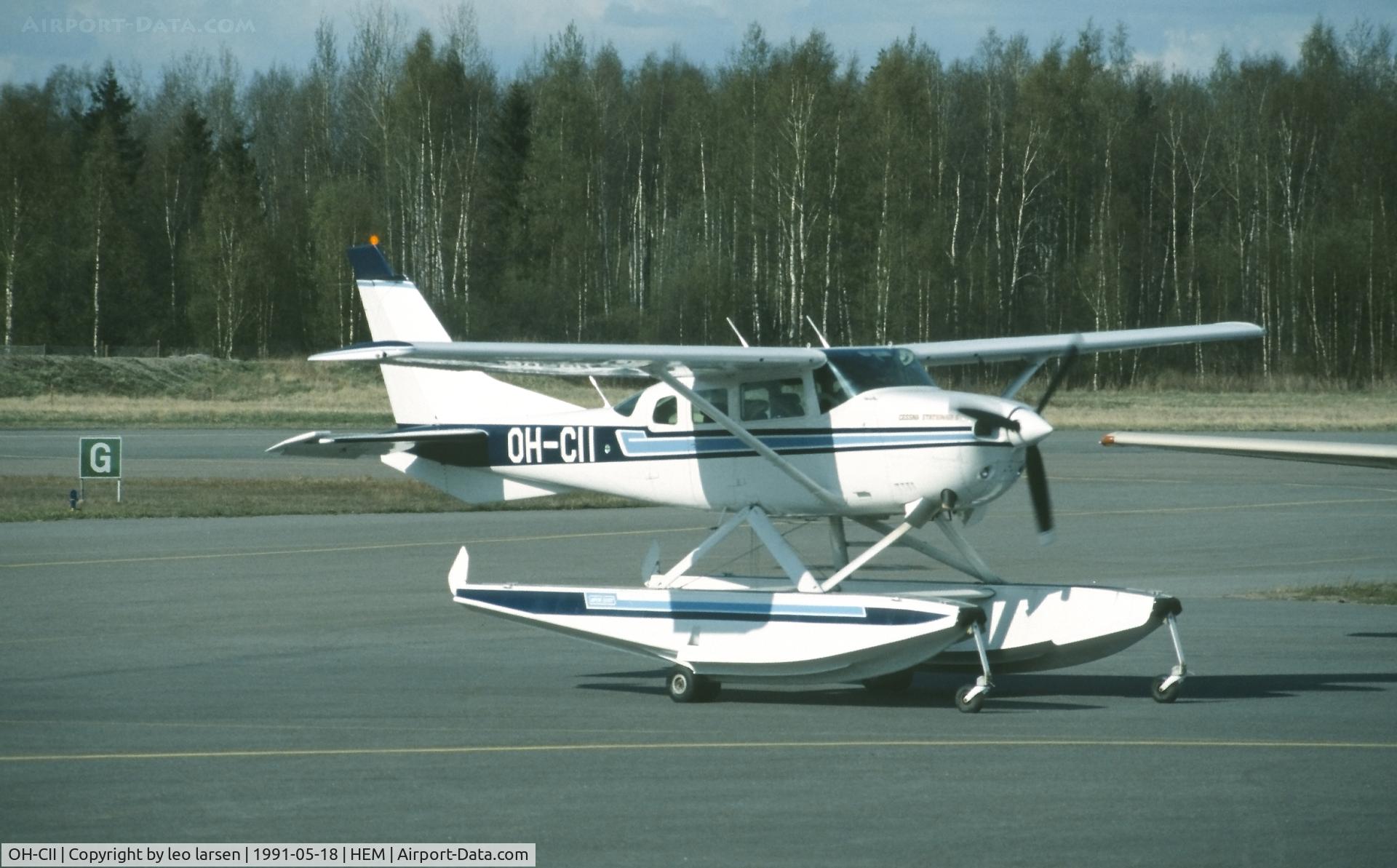 OH-CII, 1980 Cessna TU206G Turbo Stationair 6 Turbo Stationair C/N 05466, Malmi 18.5.1991