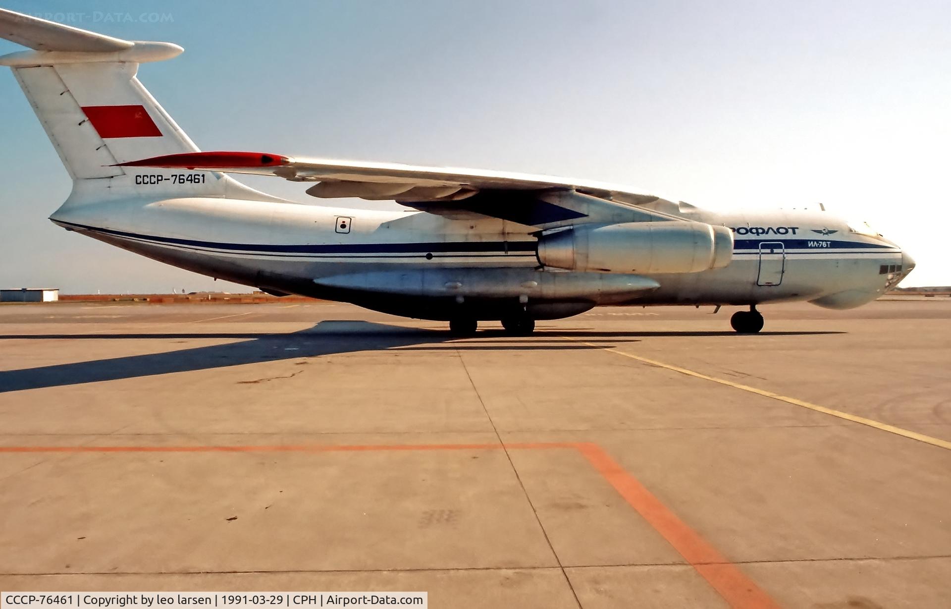 CCCP-76461, 1981 Ilyushin Il-76T C/N 00134 31935, Copenhagen 29.3.1991