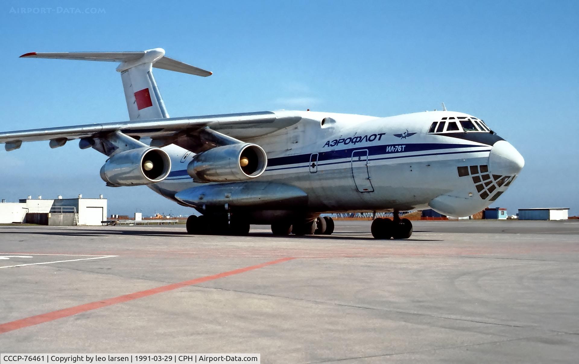 CCCP-76461, 1981 Ilyushin Il-76T C/N 00134 31935, Copenhagen 29.3.1991