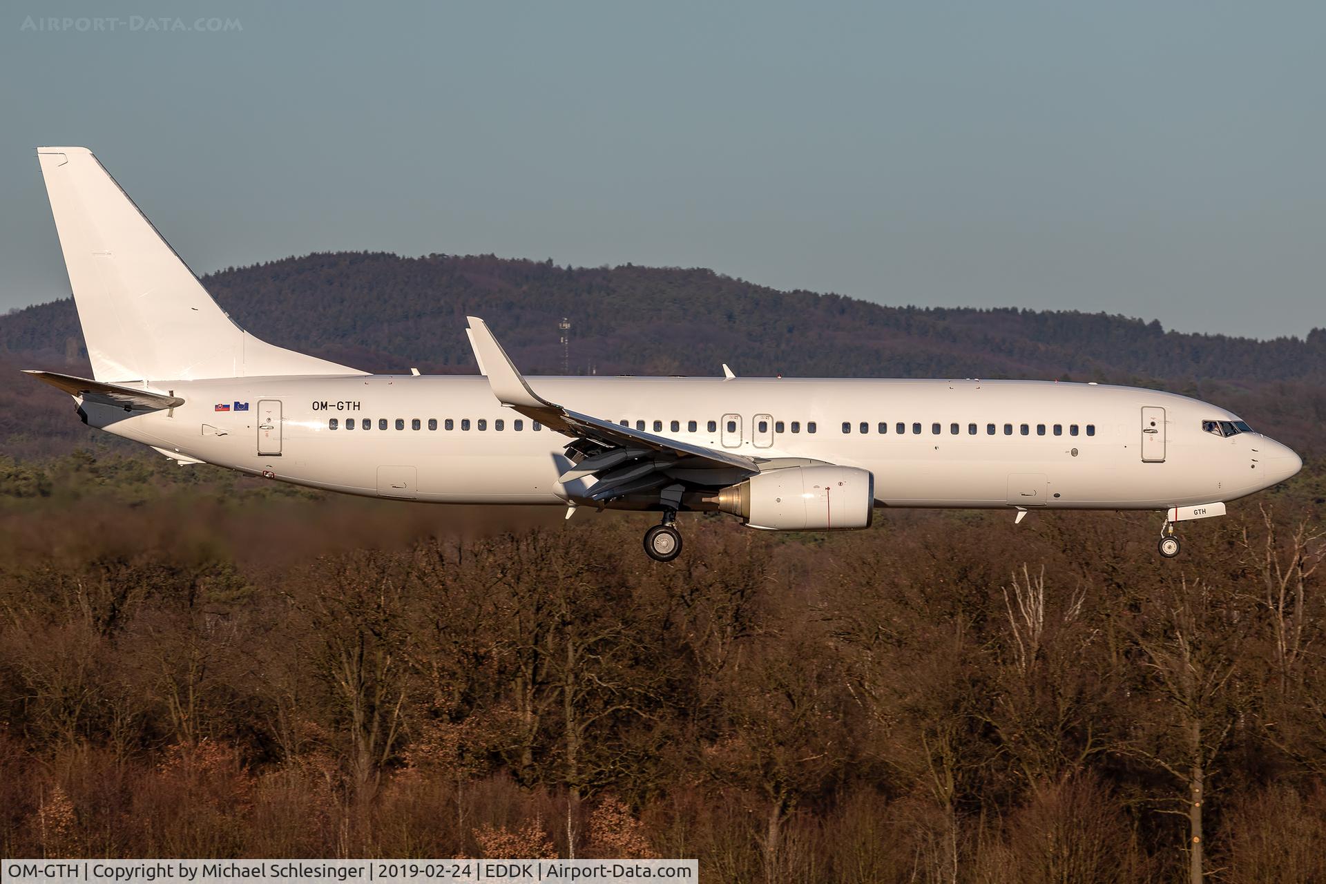 OM-GTH, 2007 Boeing 737-8BK C/N 29644, OM-GTH - Boeing 737-8BK(WL) - Go2Sky
