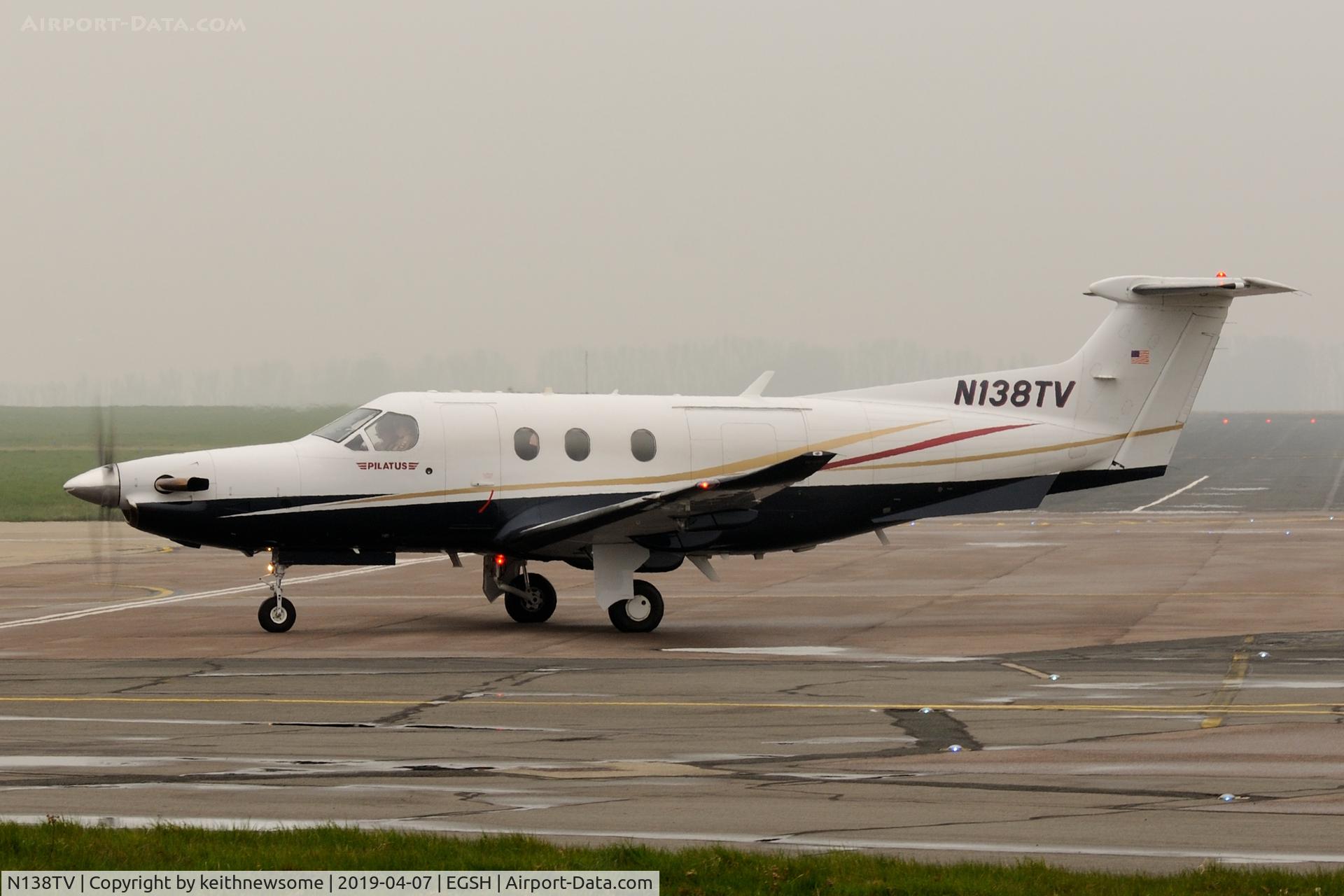 N138TV, 2011 Pilatus PC-12/47E C/N 1326, Arriving from Kiel, Germany.