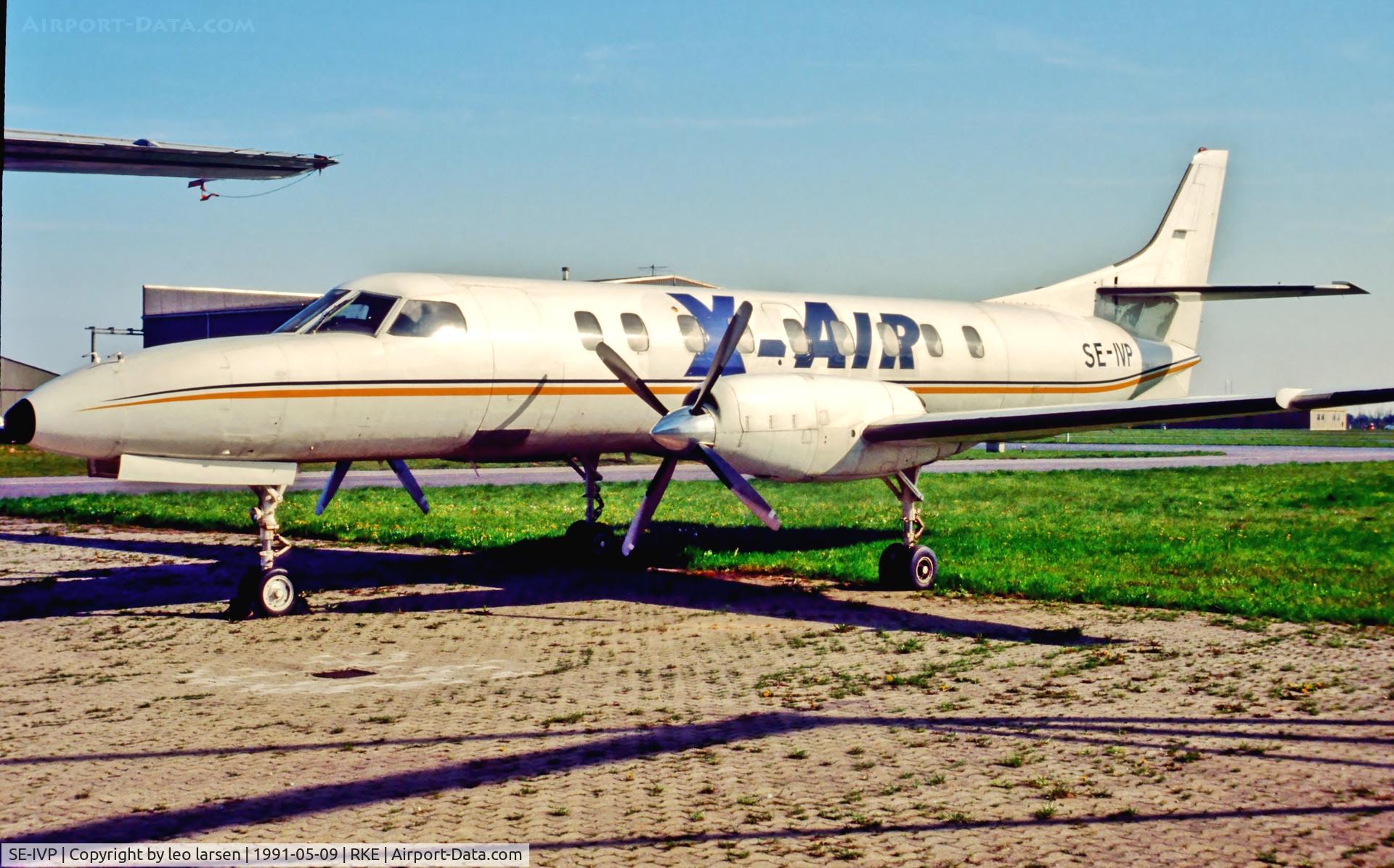 SE-IVP, 1982 Swearingen SA.227AC Metro III C/N AC-526, Roskilde 9.5.1991