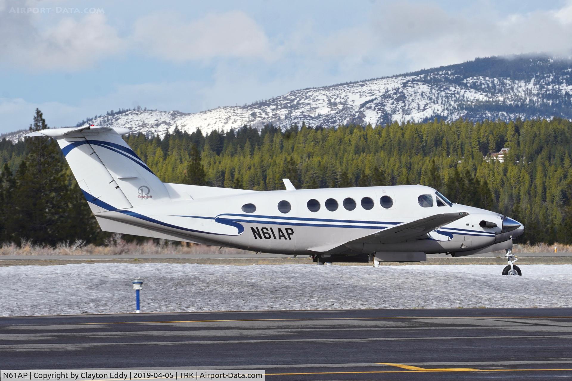 N61AP, 1984 Beech B200 King Air C/N BB-1192, Truckee Airport California 2019.
