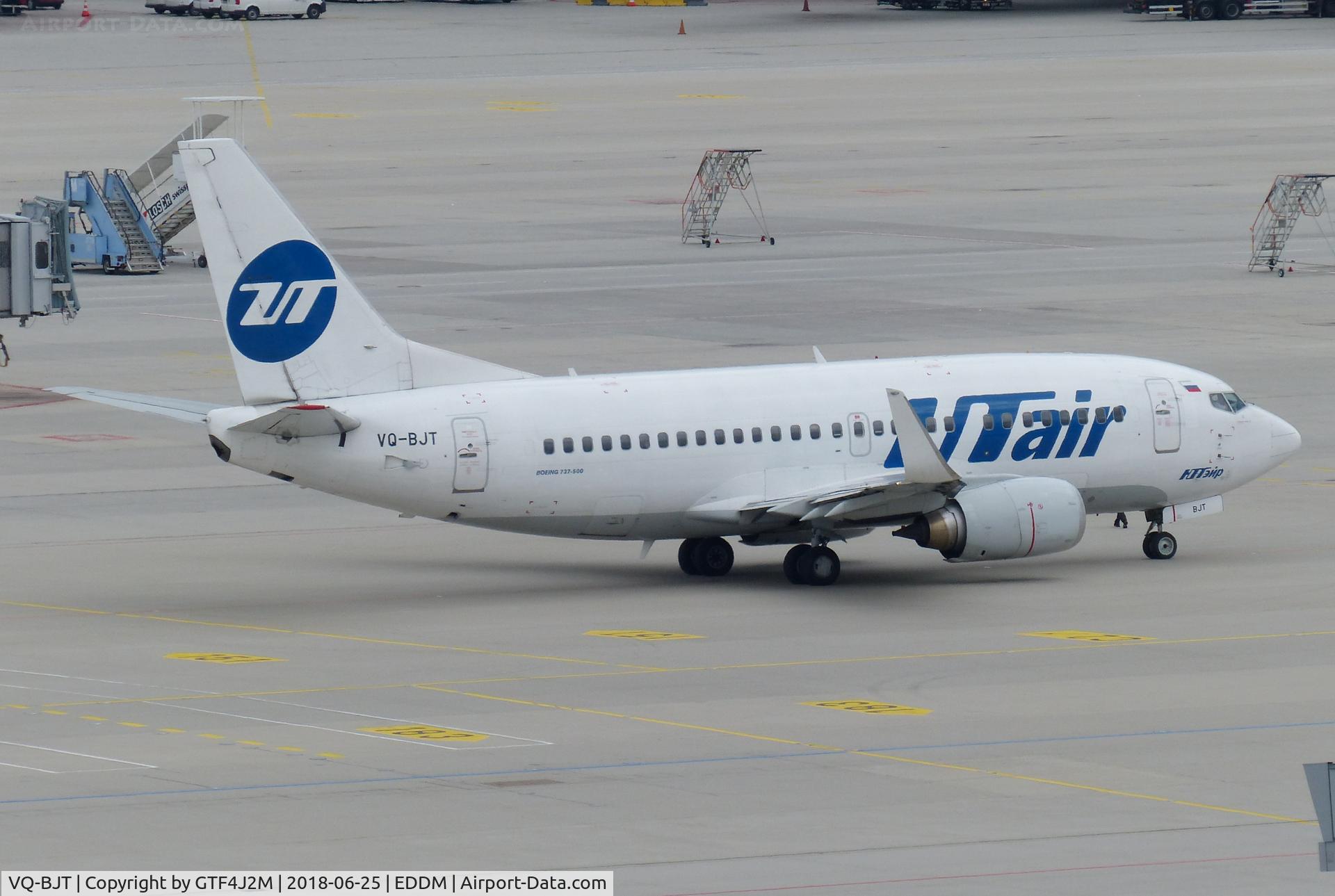 VQ-BJT, Boeing Boeing 737-500 C/N 28900, VQ-BJT  at Munich 25.6.18