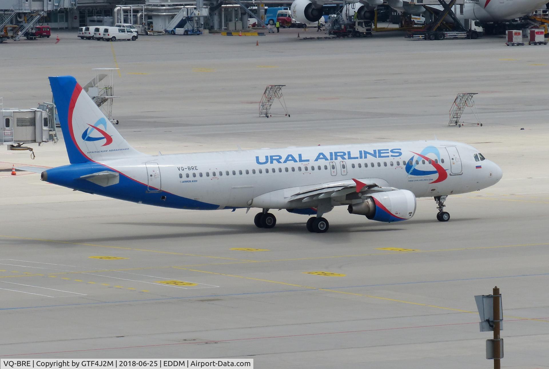 VQ-BRE, Airbus A320-214 C/N 2998, VQ-BRE  at Munich 25.6.18